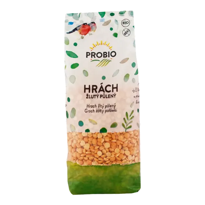 PROBIO Hrách žlutý půlený 500g BIO